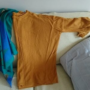 Mustard batwing sweater